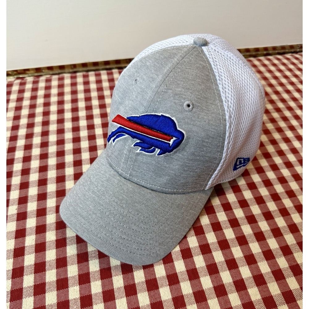 Buffalo Bills New Era Gray Team Neo 39THIRTY Mens Medium/Large Flex